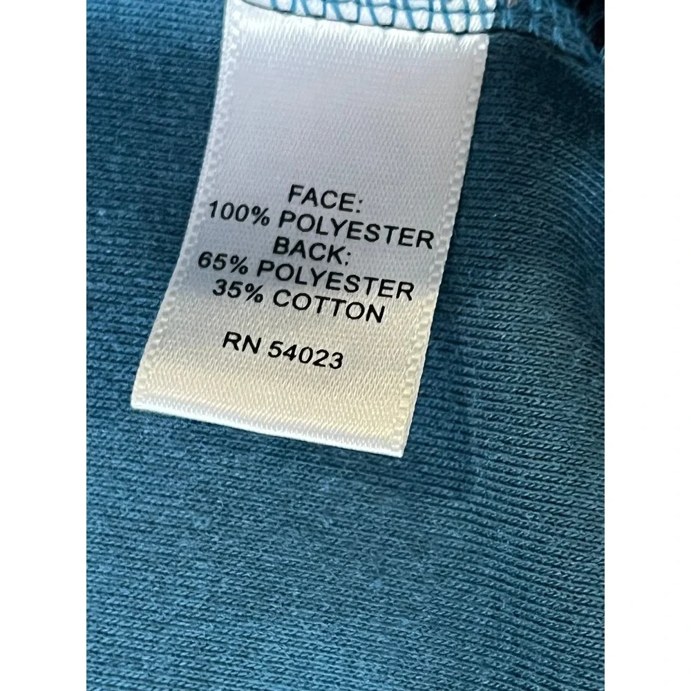 Banana Republic Men's‎ Full Zip Mock Neck Fleece Jacket Size Medium Navy Blue M